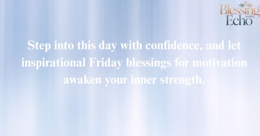 Good Morning Friday Blessings