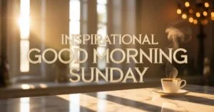 Inspirational Good Morning Sunday