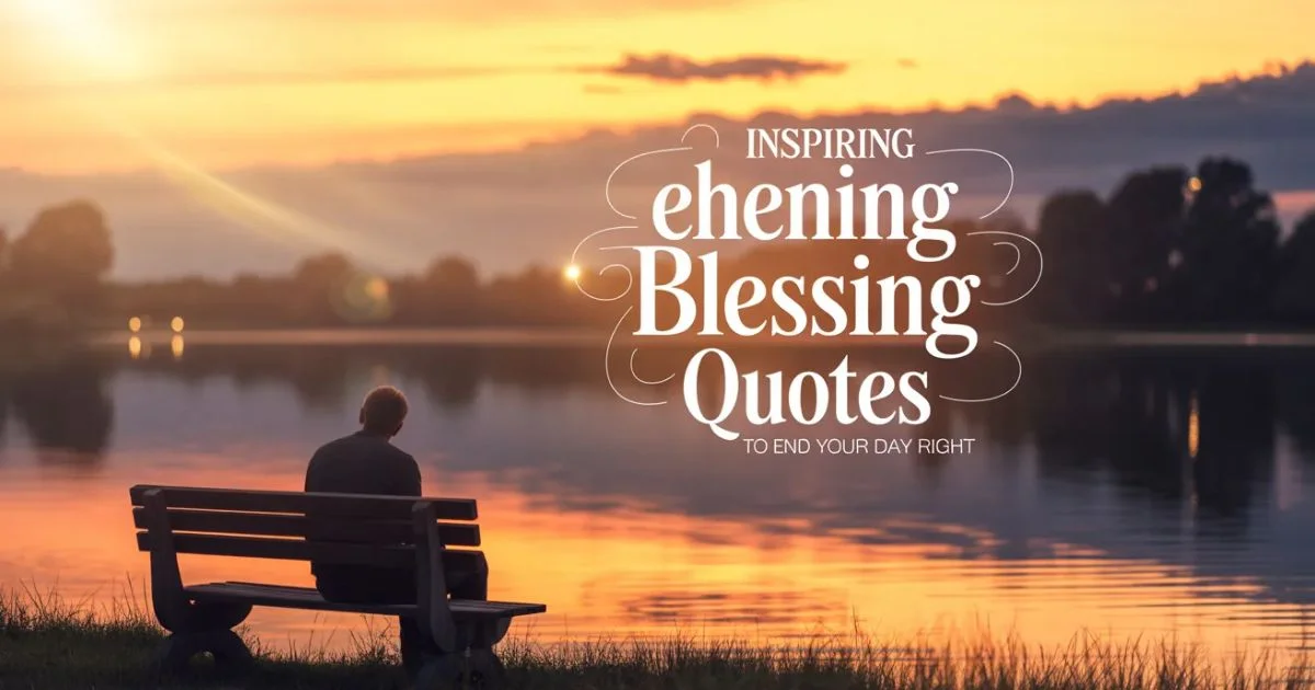 Inspiring Evening Blessing